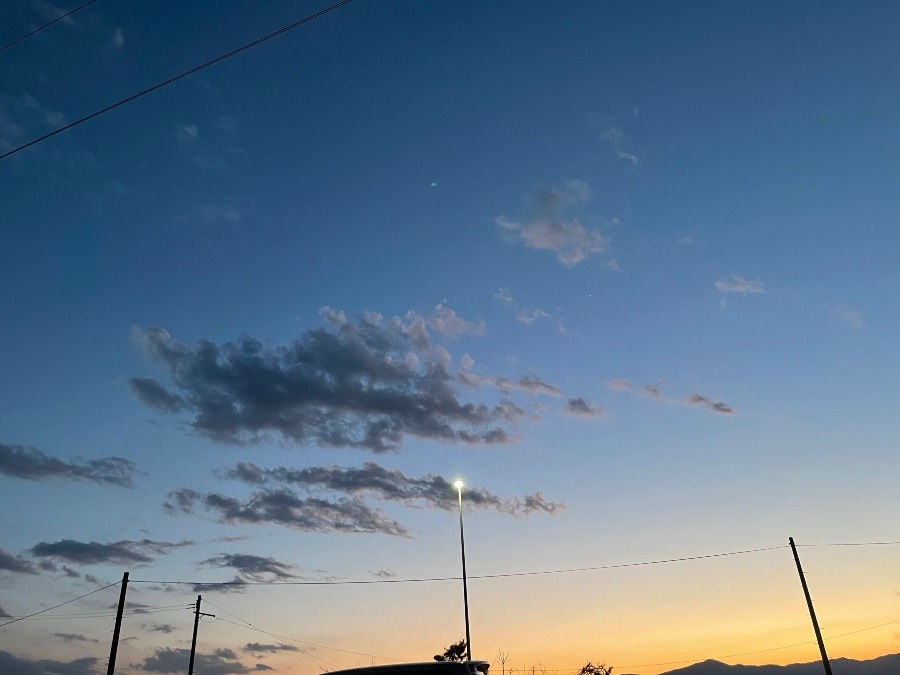 今日の夕焼け空^_^