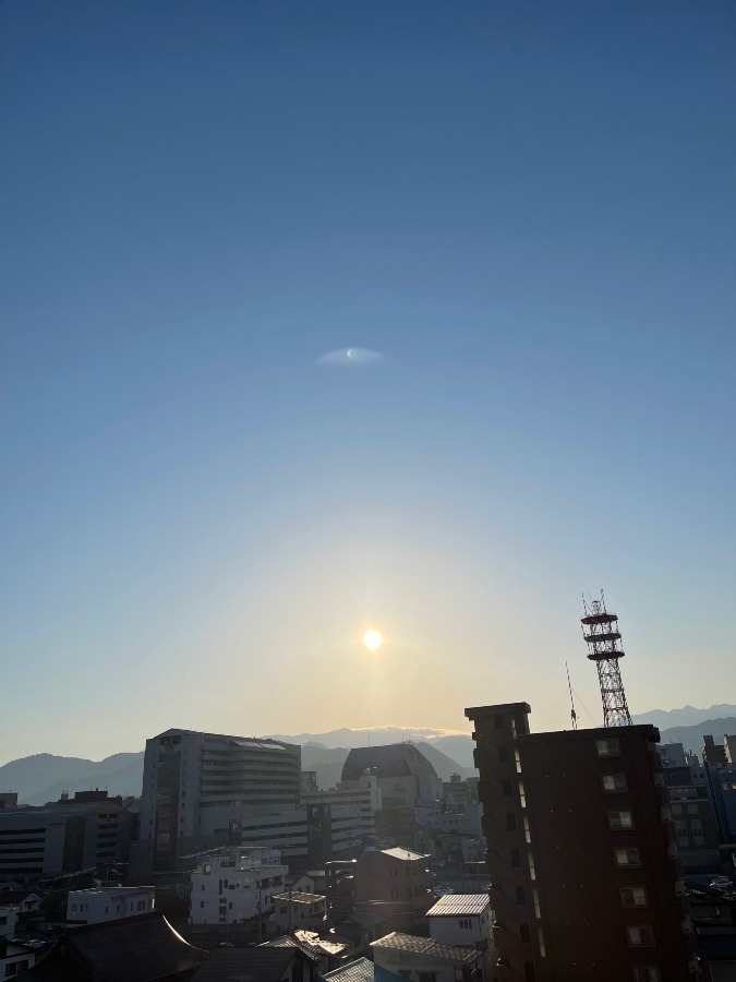 今朝の空  1