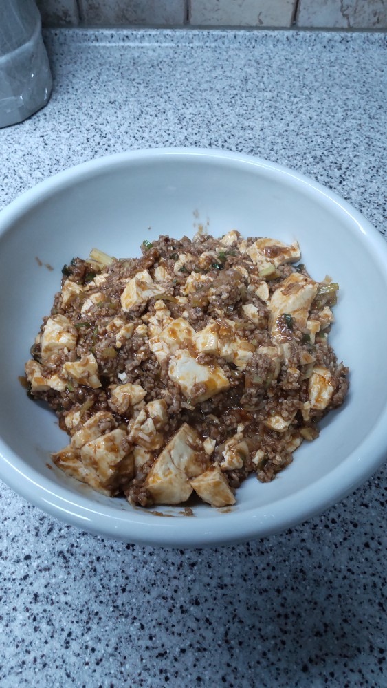 初めて作った麻婆豆腐