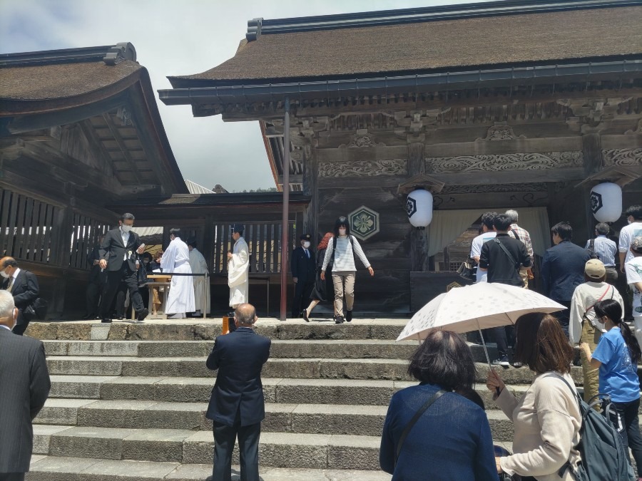 大祭礼直後の出雲大社ご本殿