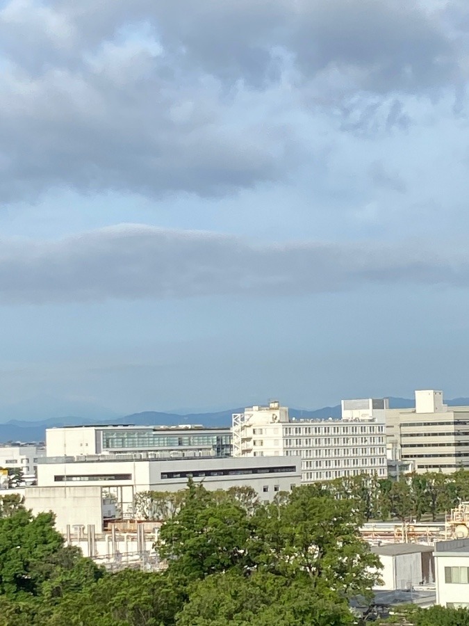 今朝の富士山