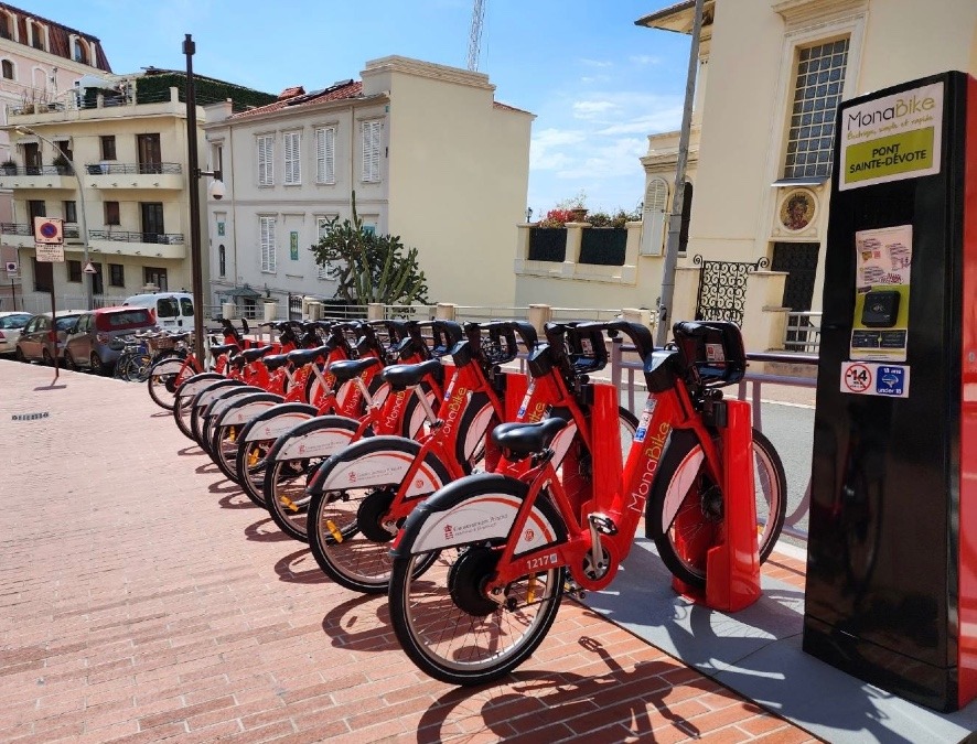 『MonaBike』モナコのセルフサービス式電気自転車シェアリング