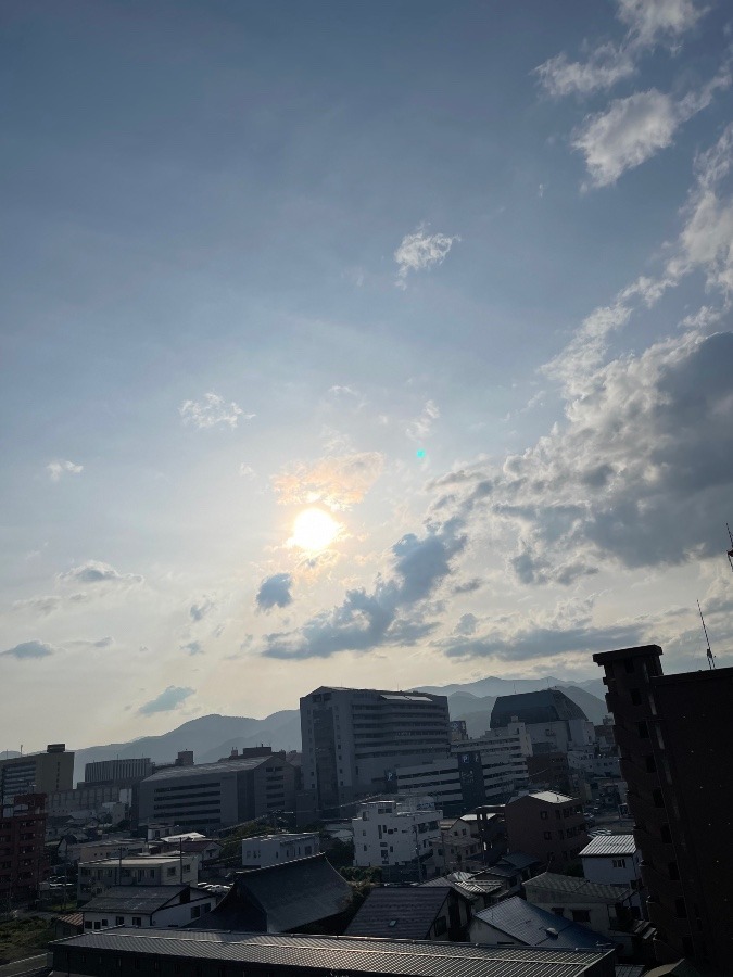 今朝の空  1