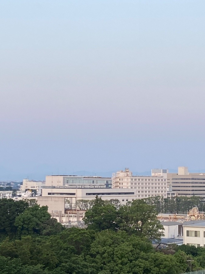 今朝の富士山