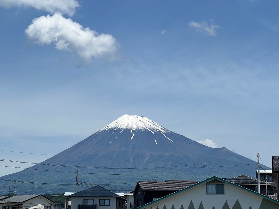 富士山がクッキリ❗️