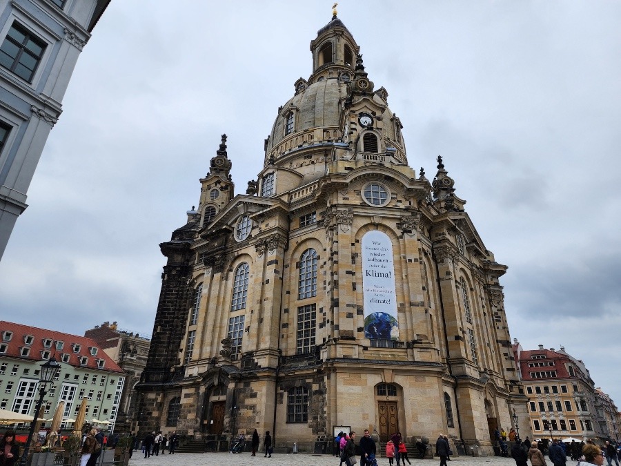 旧市街 バロック建築の傑作 『聖母教会（Frauenkirche）』ドレスデン、ドイツ