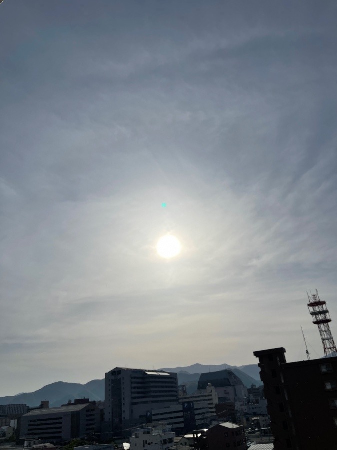 今朝の空  1