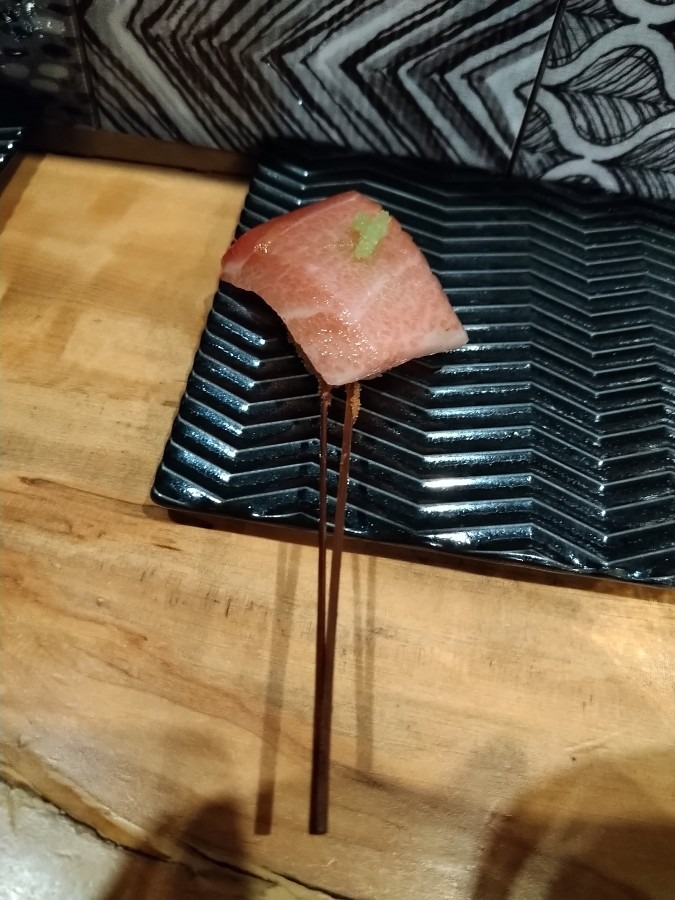 お寿司の串揚げ