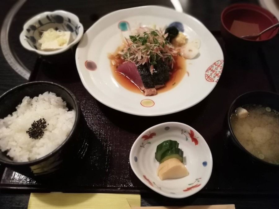 初鰹たたき　定食