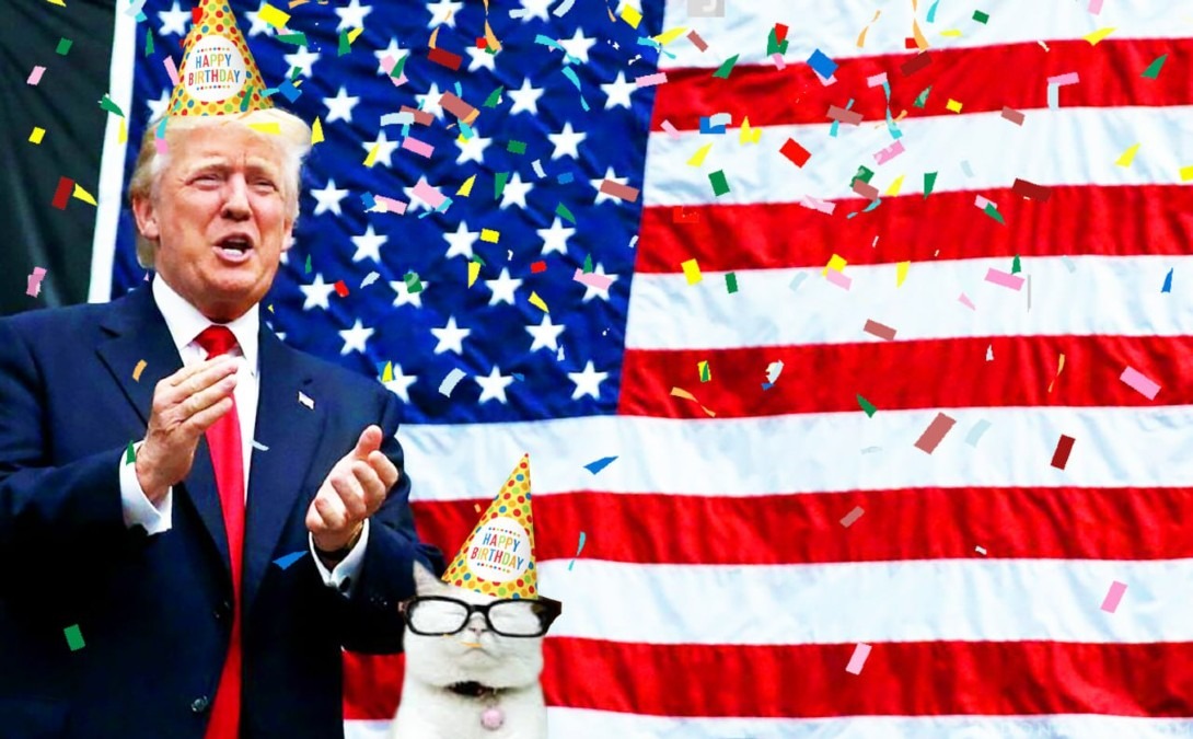 ㊗️トランプ大統領、お誕生日おめでとうございます🎁🎂🎉