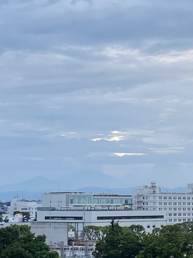 今朝の富士山