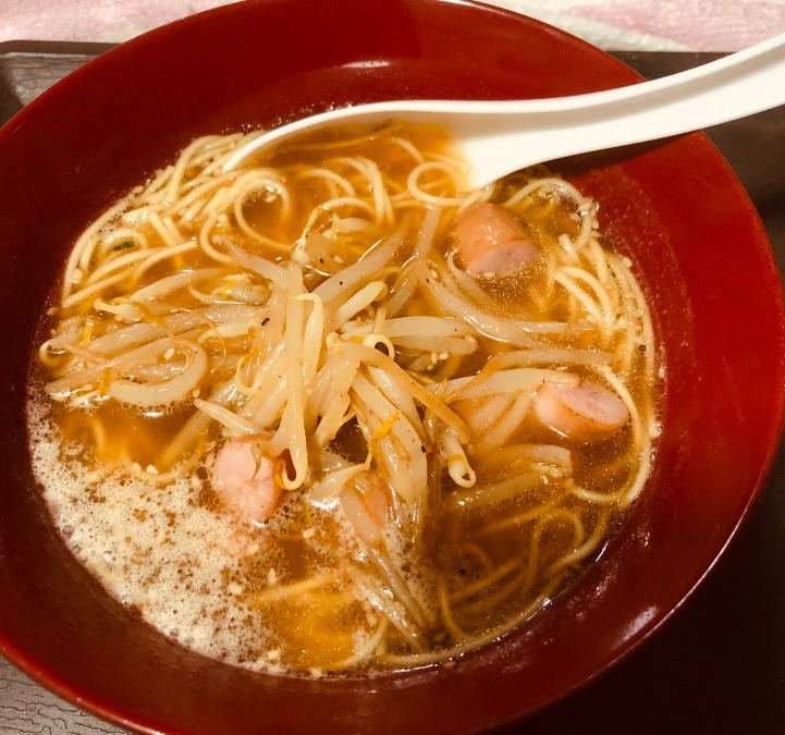 もやし炒めラーメン