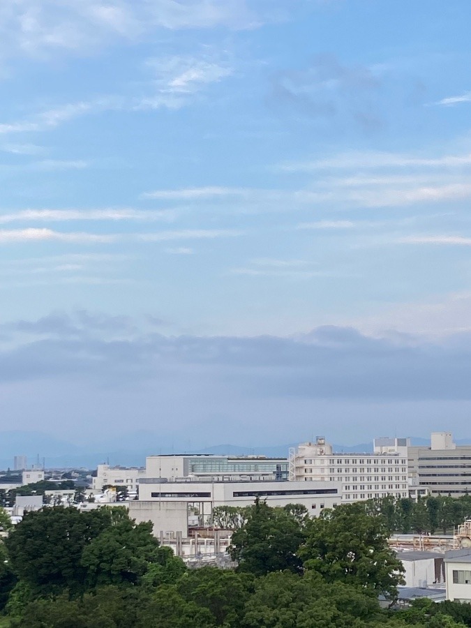 今朝の富士山