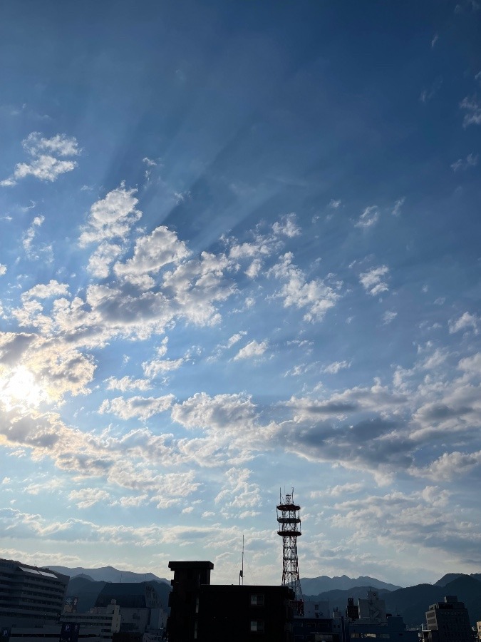 今朝の空  2