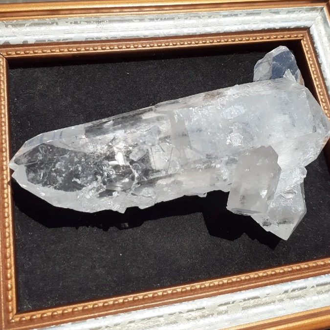 アメリカアーカンソー州産の水晶クラスター