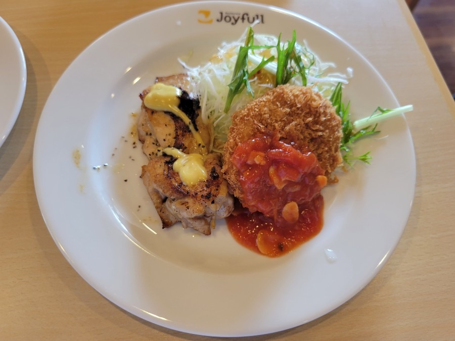 ジョイフルの日替わりランチ　ワンコイン