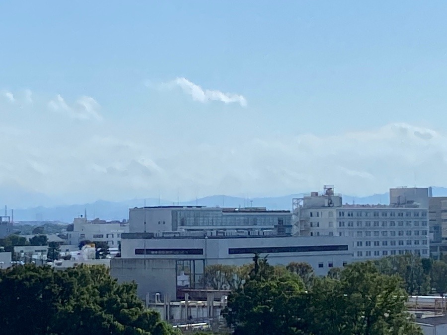 今朝の富士山