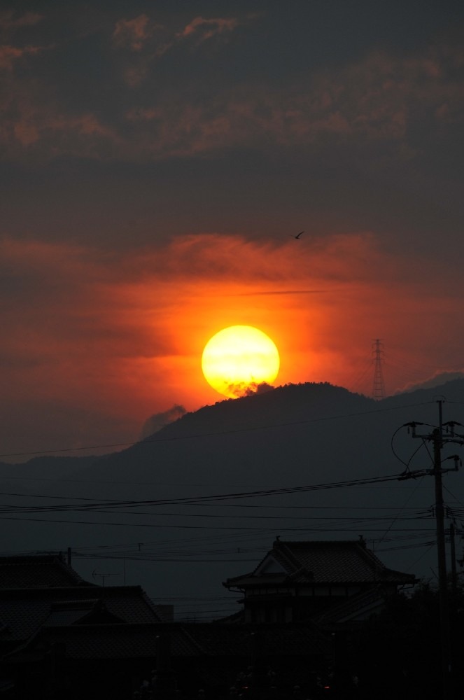 ある日の夕陽