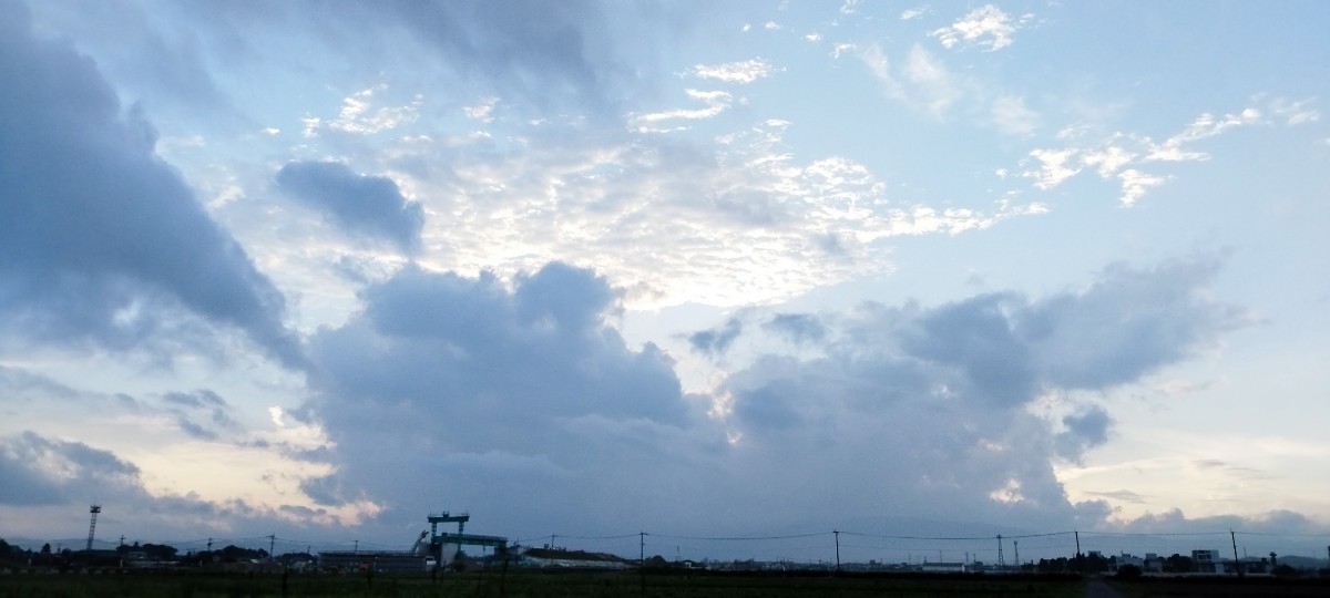 都城市（2023/7/29）今朝も晴れ😊（東の空）②