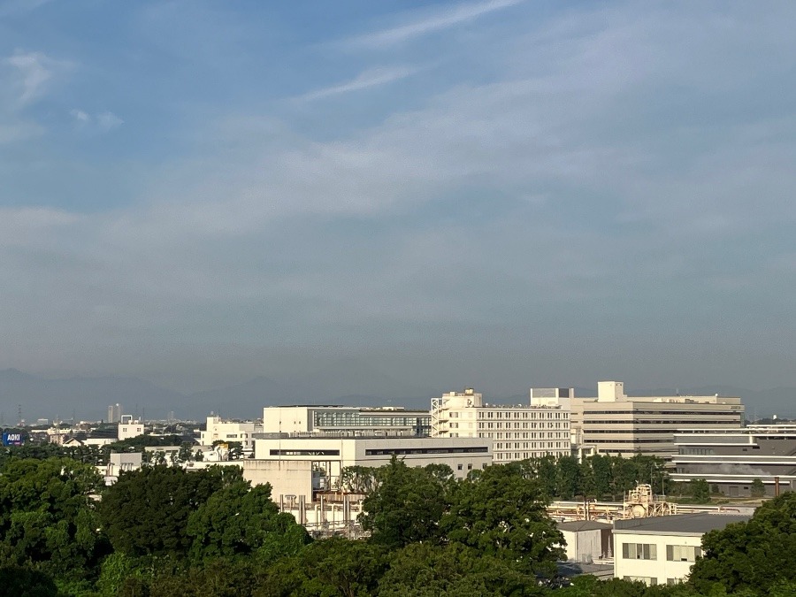 今朝の富士山