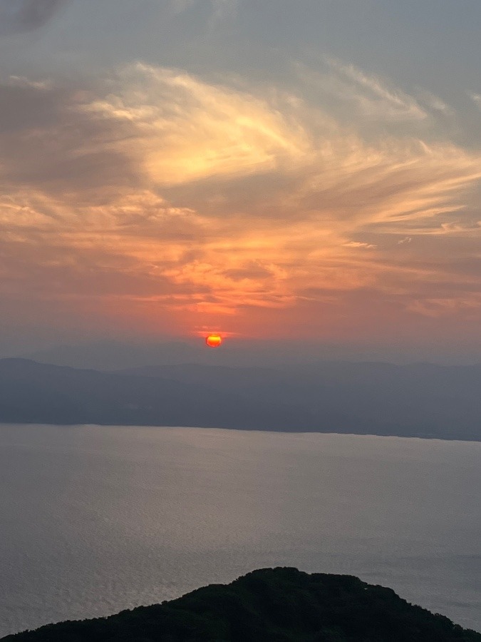 函館山の夕陽