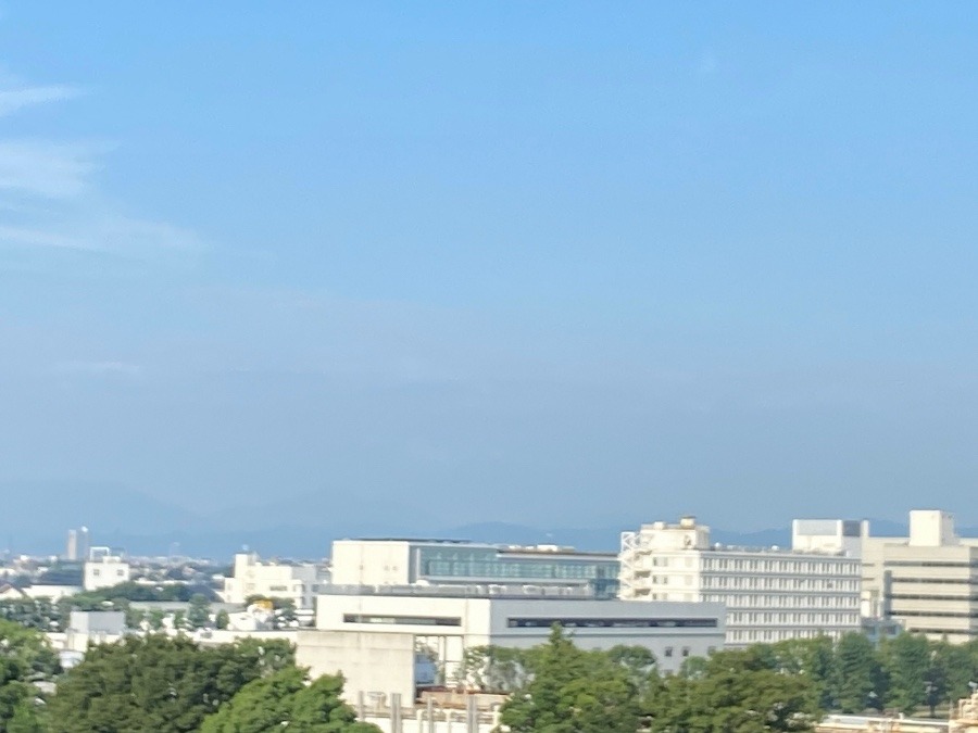 今朝の富士山