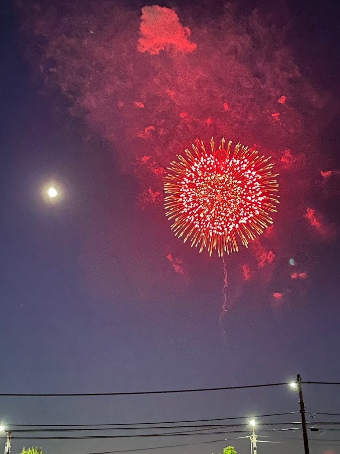 ３年ぶりの花火♪( ´▽｀)