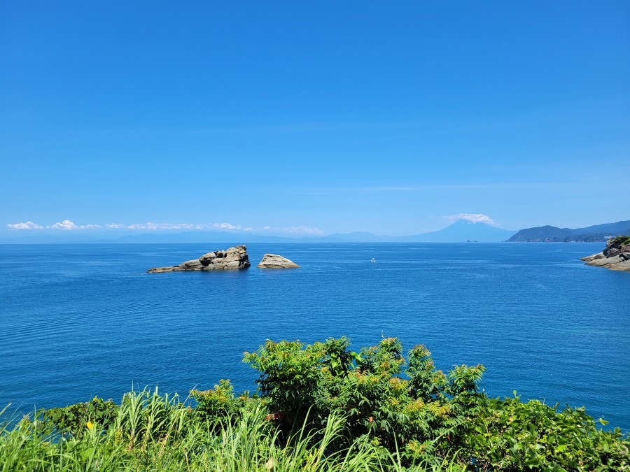 西伊豆から見た一昨日の富士山