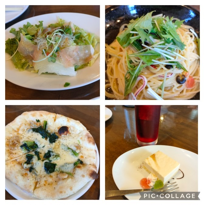 ピアノ発表会最後のレッスンの後のランチ（笑）