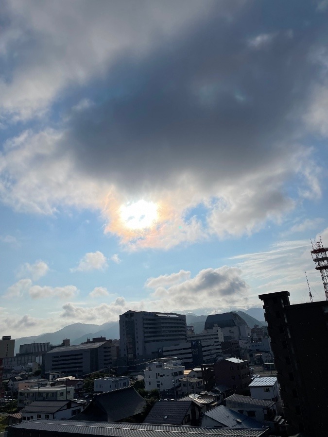 今朝の空  1