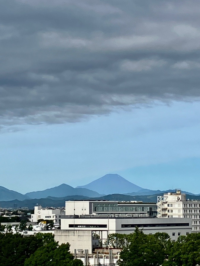 今朝の富士山