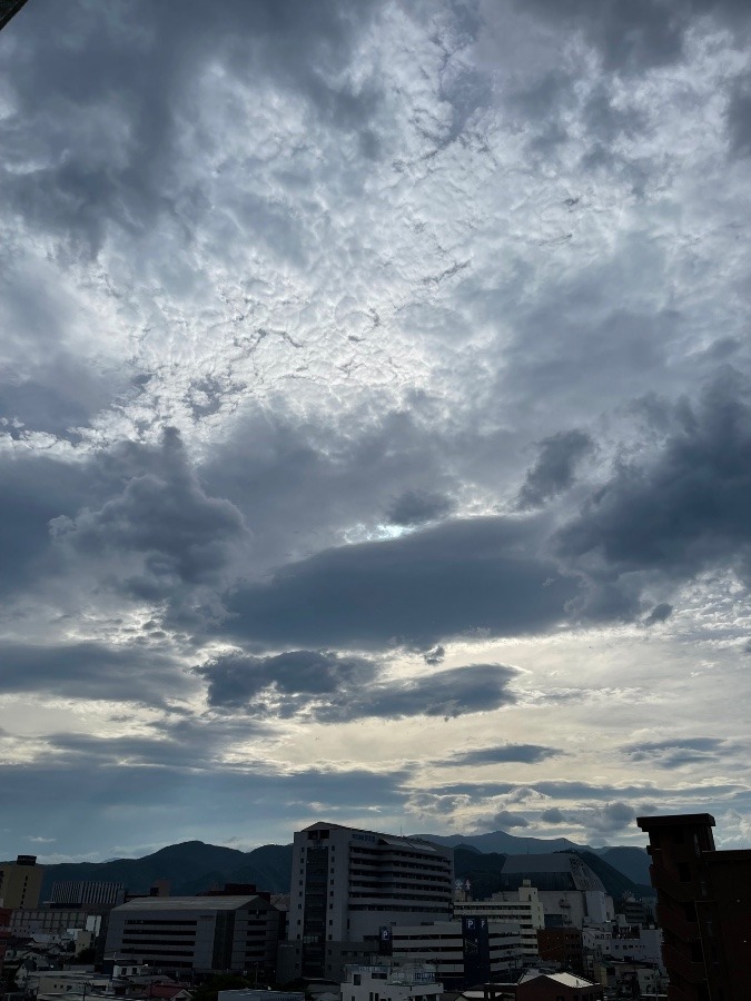 今朝の空  1