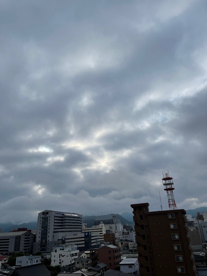 今朝の空  1