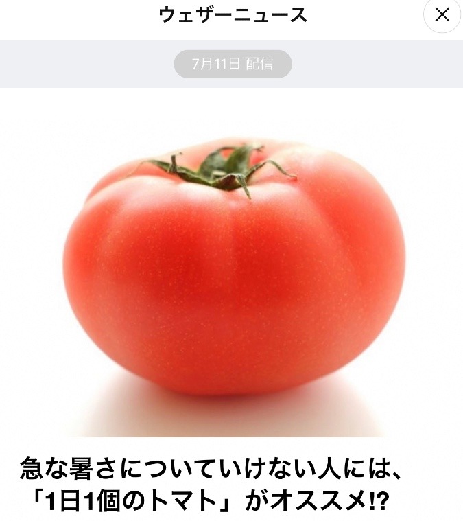 夏にトマト🍅が良いわけ♡