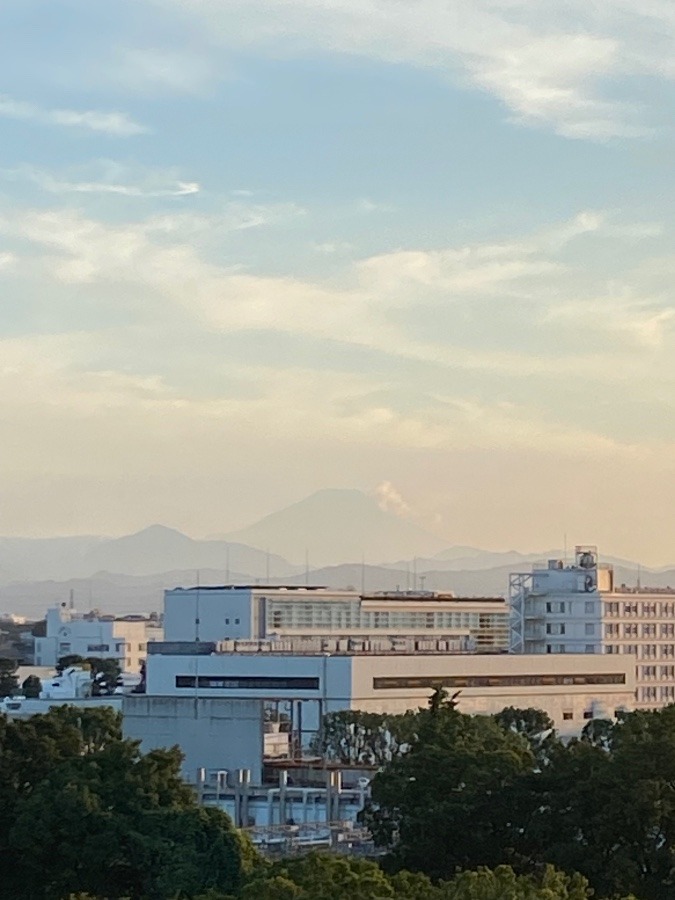 夕方６時過ぎの富士山