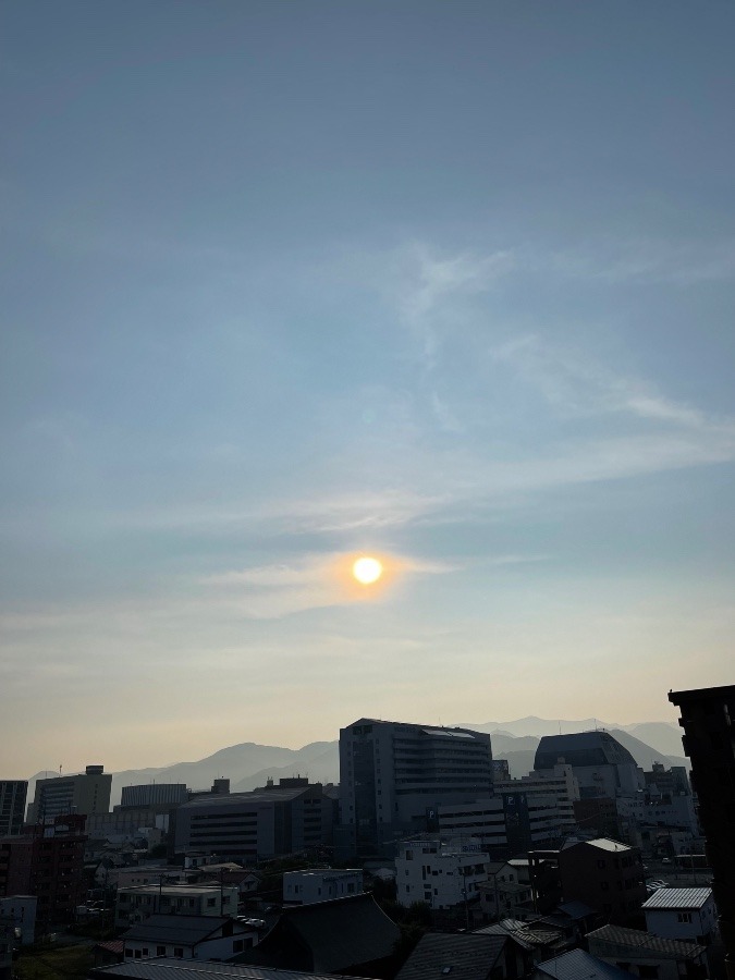 今朝の空