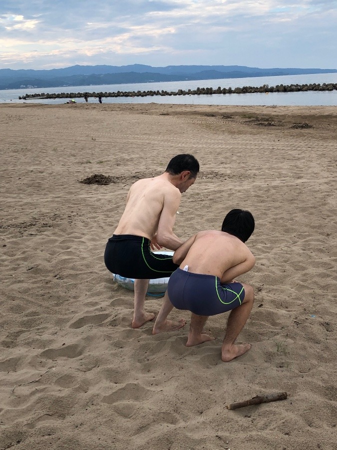 今年４度目の海水浴①