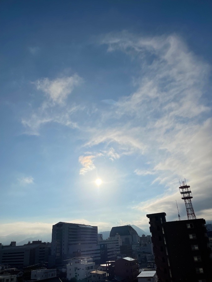 今朝の空