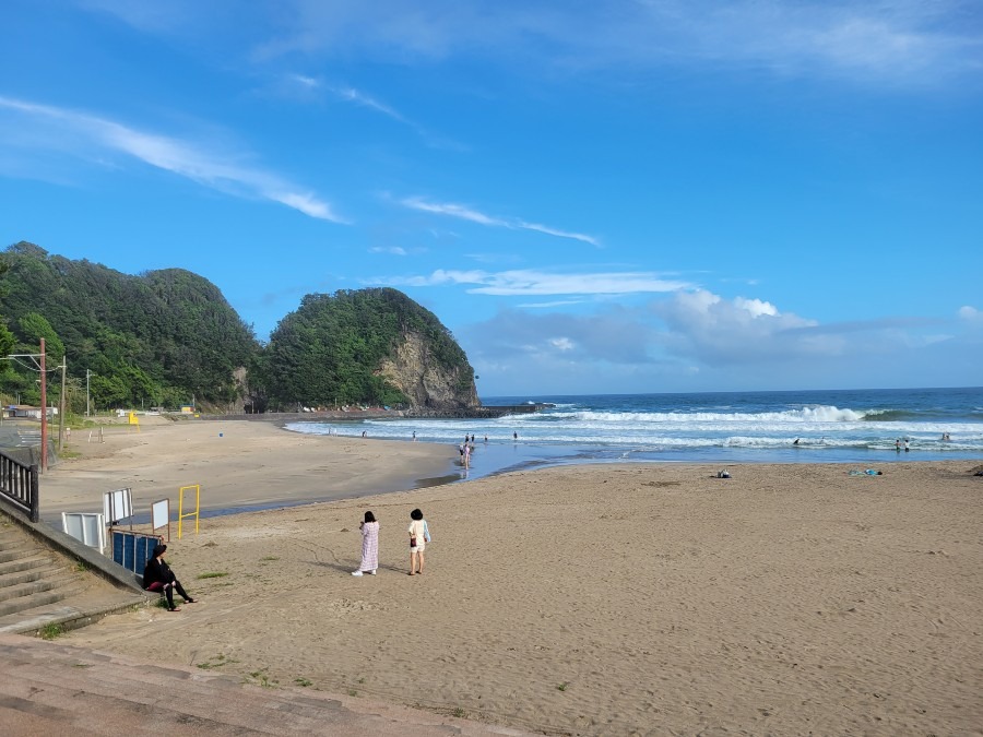 多々戸浜海水浴場へ行って来ました