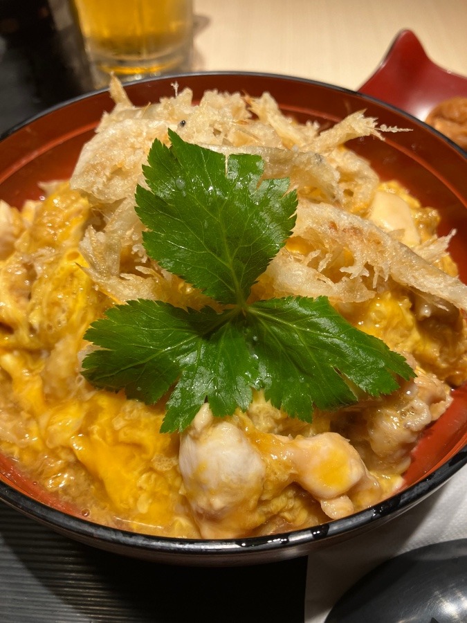 名古屋コーチン　白海老親子丼