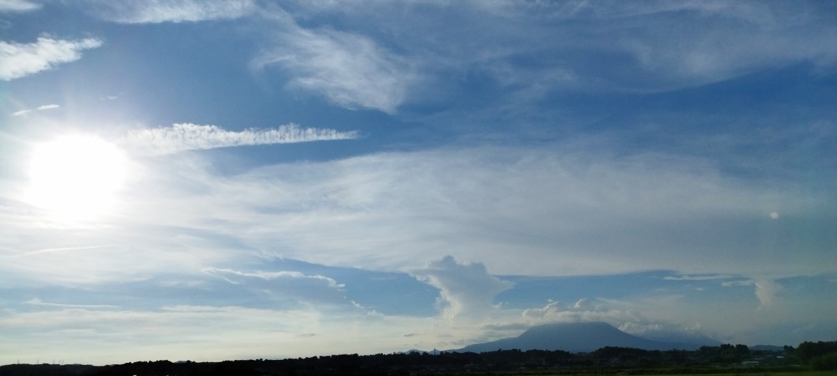 都城市（2023/8/19）今日の霧島😊（西の空）②