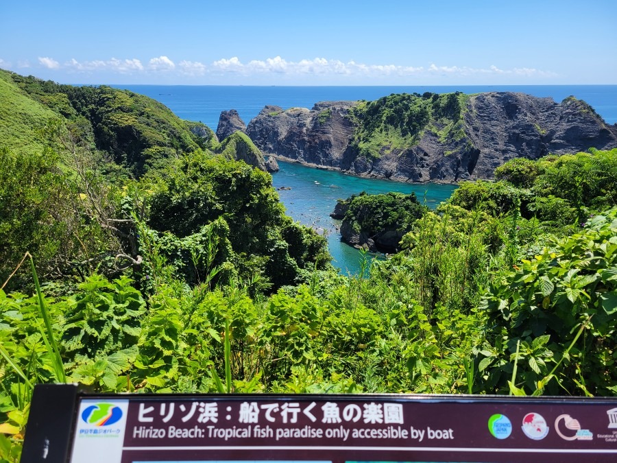 船で行く魚の楽園　ヒリゾ浜　南伊豆