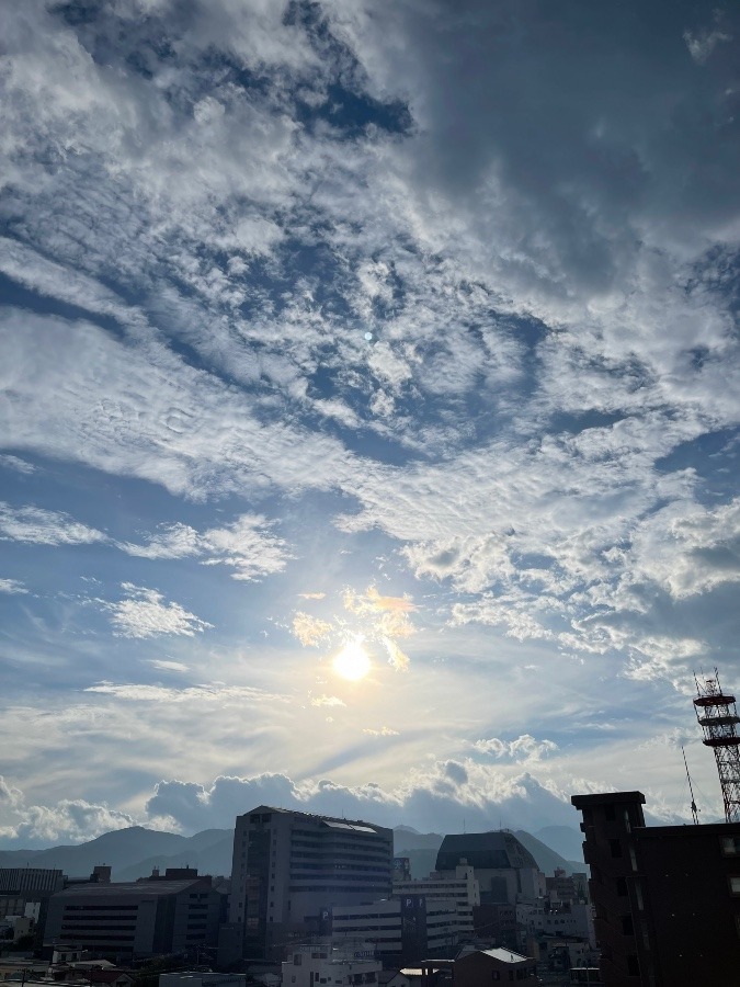 今朝の空