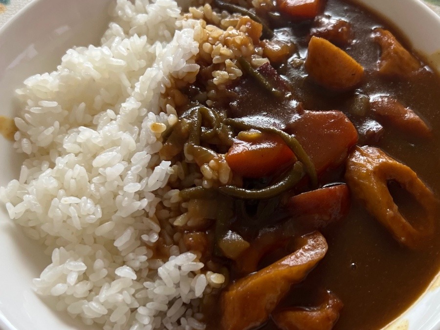 ちくわでカレーを作ってみた😍