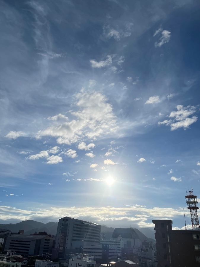 今朝の空