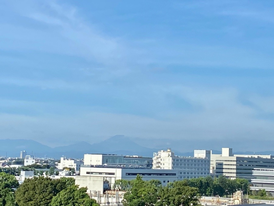 今朝の富士山