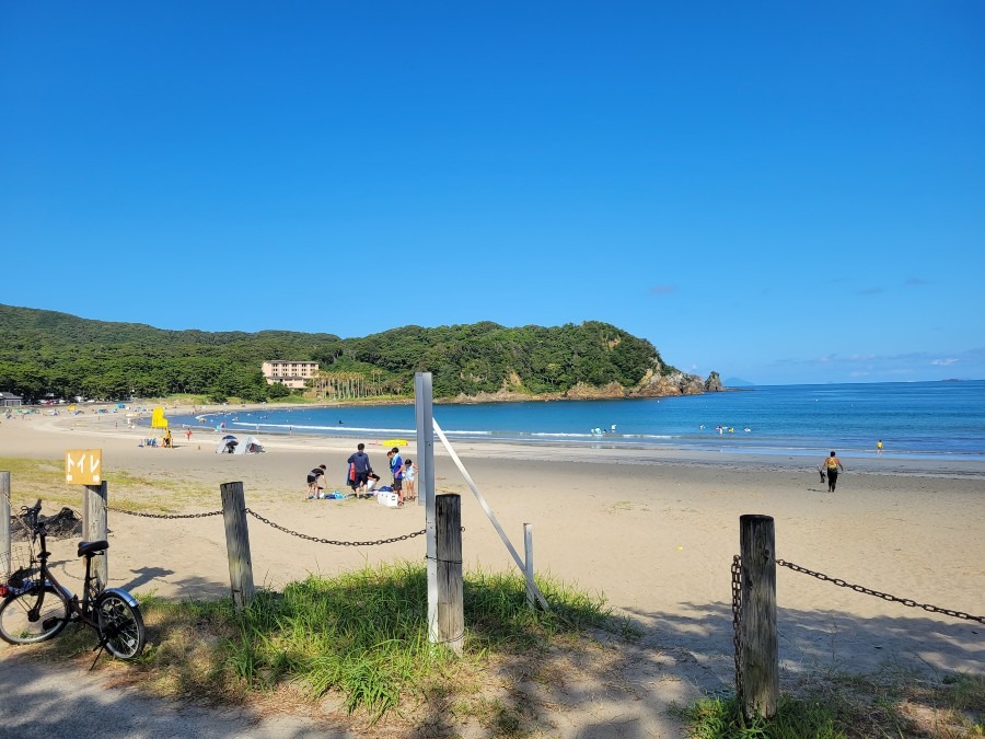 弓ヶ浜海水浴場今夜花火大会開催予定です