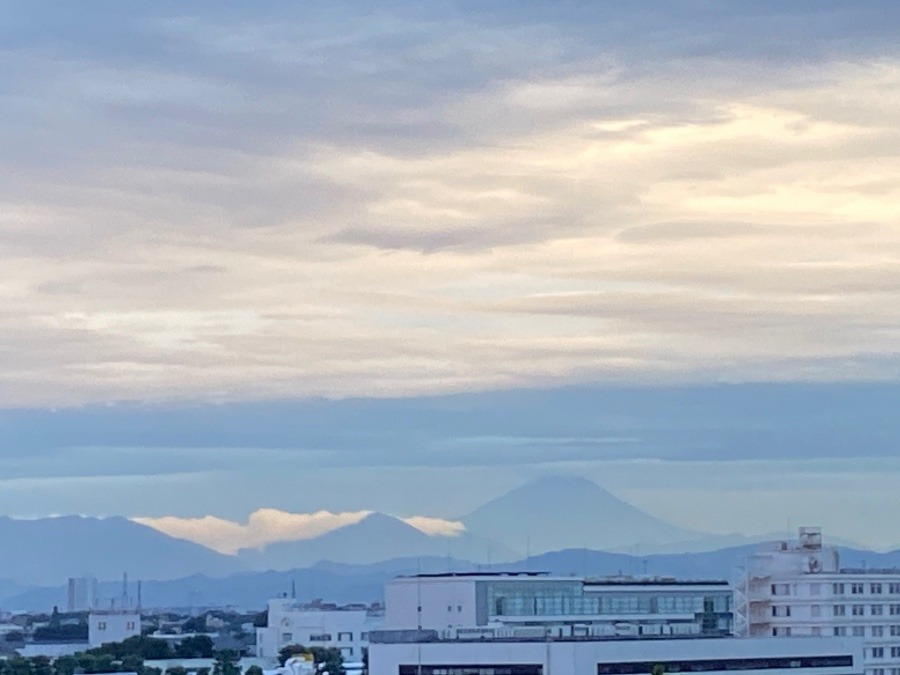 今朝の富士山