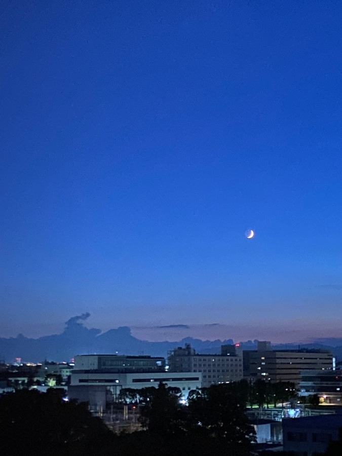 昨日の夕方の富士山