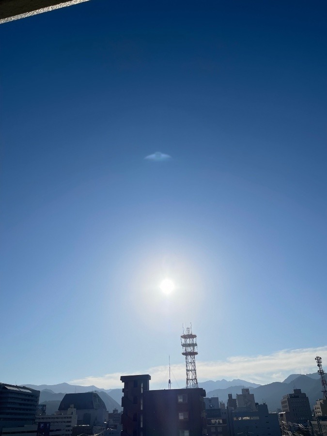 今朝の空